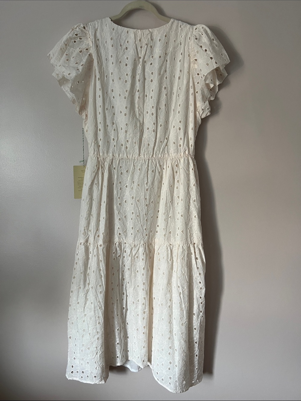 Trovata Birds of Paradis Kristi Eyelet Midi Dress – Size Large – NWT - Picture 11 of 16